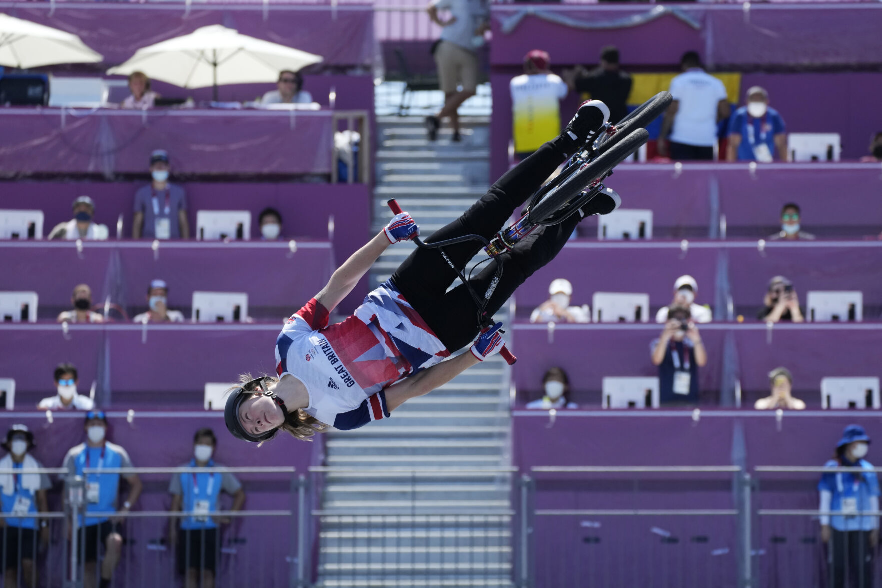 APTOPIX Tokyo Olympics BMX Cycling